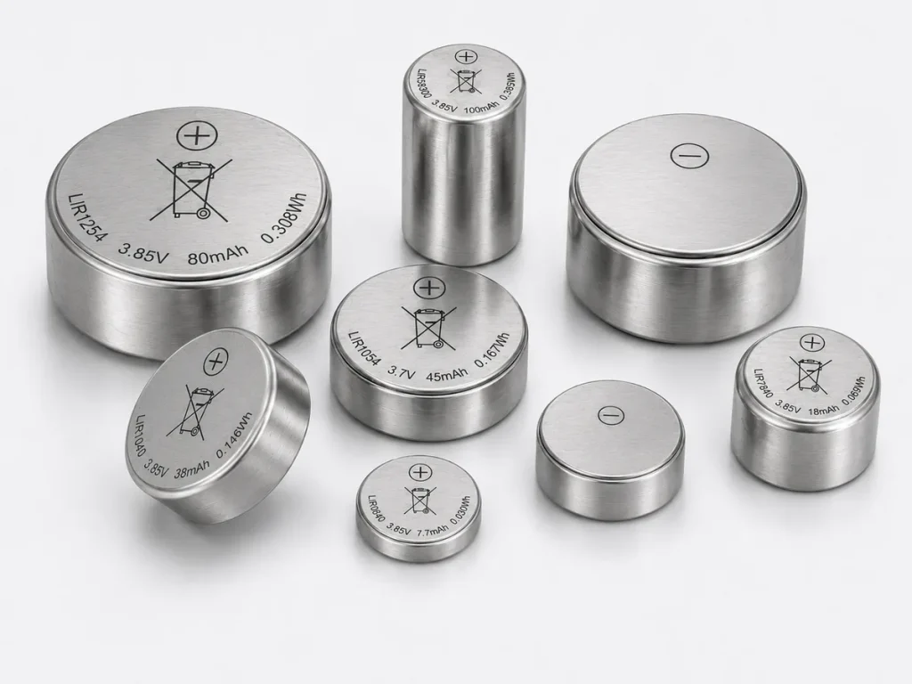 Rechargeable Coin Cells