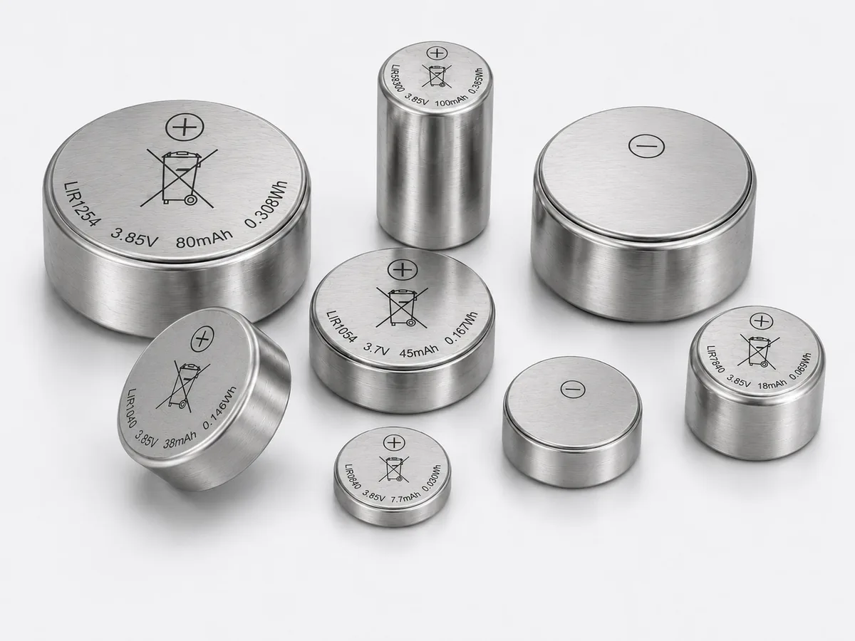 Rechargeable Coin Cells